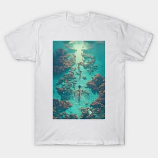 Taking a swim into abyss T-Shirt